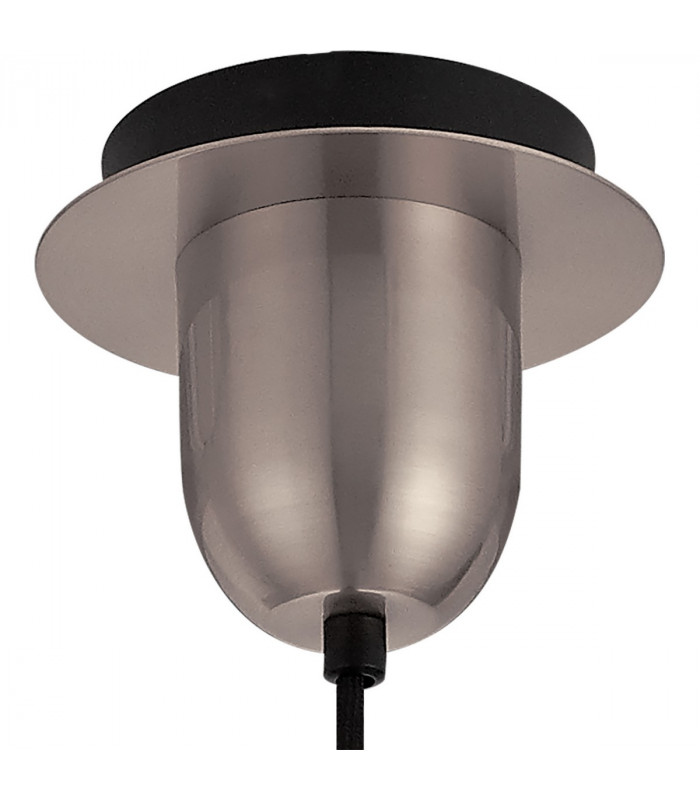 Yorktown Ceiling Pendant E27 20cm Almond Ribbed Glass Opal Antique Silver Black-6