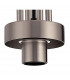 Yorktown Ceiling Pendant E27 20cm Almond Ribbed Glass Opal Antique Silver Black-8
