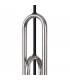 Yorktown Linear 3 Light Ceiling Pendant E27 With 20cm Almond Ribbed Glass Smoked Polished Nickel Matt Black-5