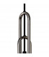 Yorktown Linear 3 Light Ceiling Pendant With 20cm Almond Ribbed Glass Black Chrome Matt Black Smoked-5