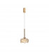 Salisbury G9 2m Single Ceiling Pendant With French Gold And Crystal Shade-4