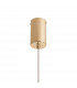 Salisbury G9 2m Single Ceiling Pendant With French Gold And Crystal Shade-6