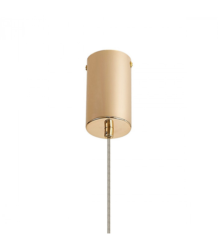 Salisbury G9 2m Single Ceiling Pendant With French Gold And Crystal Shade-6