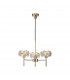 Salisbury 3 Light G9 Telescopic Light With French Gold And Crystal Shade-1