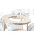 Salisbury 3 Light G9 Telescopic Light With French Gold And Crystal Shade-9