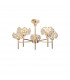 Salisbury 5 Light G9 Telescopic Light With French Gold And Crystal Shade-9