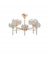 Salisbury 5 Light G9 Telescopic Light With French Gold And Crystal Shade-10