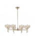 Salisbury 8 Light G9 Telescopic Light With French Gold And Crystal Shade-1