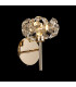 Salisbury G9 Switched Wall Lamp With French Gold And Crystal Shade-3
