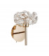 Salisbury G9 Switched Wall Lamp With French Gold And Crystal Shade-4