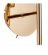 Salisbury G9 Switched Wall Lamp With French Gold And Crystal Shade-5
