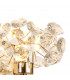 Salisbury G9 Switched Wall Lamp With French Gold And Crystal Shade-6