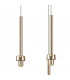 Salisbury 12 Light G9 2m Linear Ceiling Pendant With French Gold And Crystal Shade-10