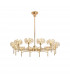 Salisbury 12 Light G9 Telescopic Light With French Gold And Crystal Shade-1