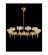 Salisbury 12 Light G9 Telescopic Light With French Gold And Crystal Shade-3