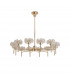 Salisbury 12 Light G9 Telescopic Light With French Gold And Crystal Shade-4