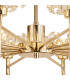 Salisbury 12 Light G9 Telescopic Light With French Gold And Crystal Shade-6