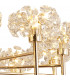 Salisbury 12 Light G9 Telescopic Light With French Gold And Crystal Shade-7