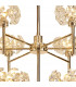 Salisbury 20 Light G9 2-Tier Light With French Gold And Crystal Shade-8