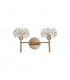 Salisbury 2 Light G9 Switched Wall Lamp With French Gold And Crystal Shade-4