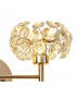 Salisbury 2 Light G9 Switched Wall Lamp With French Gold And Crystal Shade-6