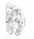 Salisbury 2 Light G9 Switched Wall Lamp With French Gold And Crystal Shade-9