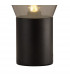 Corinth Narrow Table Lamp E27 Satin Black Smoke Plated Glass-5