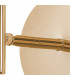 Salisbury Adjustable G9 Switched Wall Lamp With French Gold And Crystal Shade-8