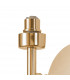 Salisbury Adjustable G9 Switched Wall Lamp With French Gold And Crystal Shade-9