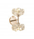 Salisbury 2 Light G9 Switched Up Down Wall Lamp With French Gold And Crystal Shade-1