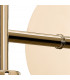Salisbury 2 Light G9 Switched Up Down Wall Lamp With French Gold And Crystal Shade-9