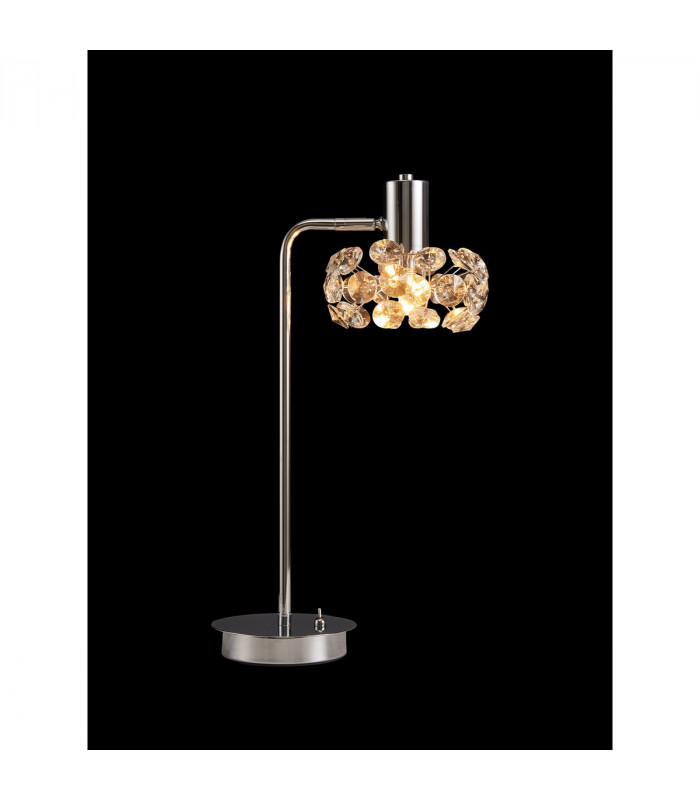 Salisbury G9 Reader Table Lamp And Crystal Shade Polished Chrome-3