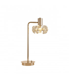 Salisbury G9 Reader Table Lamp And Crystal Shade French Gold-1
