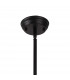 Worcester Ceiling Pendant E27 With 30cm Round Glass Shade Matt Black Smoked-5