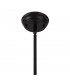 Worcester 3 Light Linear Ceiling Pendant E27 With 30cm Round Glass Shade Matt Black Smoked-5