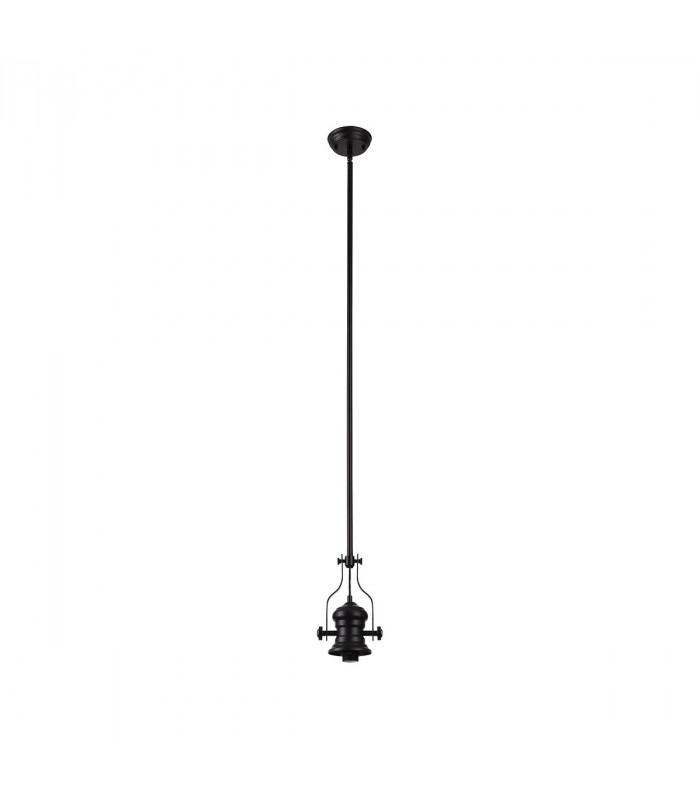 Worcester Ceiling Pendant E27 With 30cm Tiffany Shade Matt Black Beige Clear Crystal-8