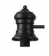 Worcester 3 Light Linear Ceiling Pendant E27 With 30cm Tiffany Shade Matt Black Green Cream Crystal-6