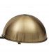 Worcester 31cm Flush Ceiling Lamp Fitting E27 Antique Brass Frosted Glass-4
