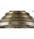 Worcester 31cm Flush Ceiling Lamp Fitting E27 Antique Brass Frosted Glass-8