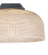 Worcester Single Ceiling Pendant E27 26.5cm Prismatic Glass Graphite Clear-7