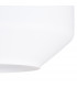 Worcester Single Ceiling Pendant E27 Round Champfered Glass Satin Gold Opal-9