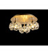 Salisbury Round 3 Light G9 35cm Flush Light With French Gold And Crystal Shade-3