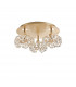 Salisbury Round 3 Light G9 35cm Flush Light With French Gold And Crystal Shade-4