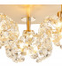 Salisbury Round 3 Light G9 35cm Flush Light With French Gold And Crystal Shade-6