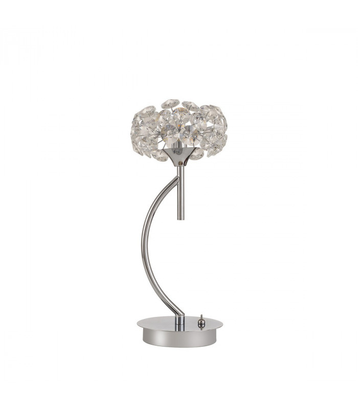 Salisbury G9 Vertical Table Lamp And Crystal Shade Polished Chrome-4