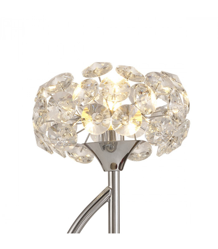Salisbury G9 Vertical Table Lamp And Crystal Shade Polished Chrome-6