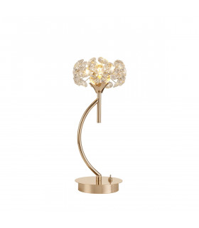 Salisbury G9 Vertical Table Lamp And Crystal Shade French Gold-1