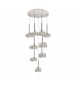 Salisbury 9 Light G9 Universal 2.5m Round Multiple Ceiling Pendant And Crystal Shade Polished Chrome-4