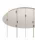 Salisbury 9 Light G9 Universal 2.5m Round Multiple Ceiling Pendant And Crystal Shade Polished Chrome-5