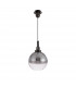 Yorktown 2m Round Ceiling Pendant 3 Light E27 With Various Glasses Antique Silver Smoked Matt Black-6